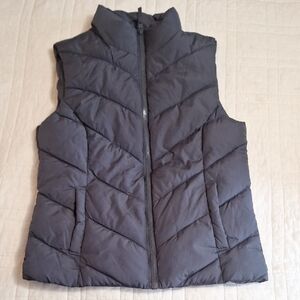 Cole Haan Dark Gray Quilted Vest